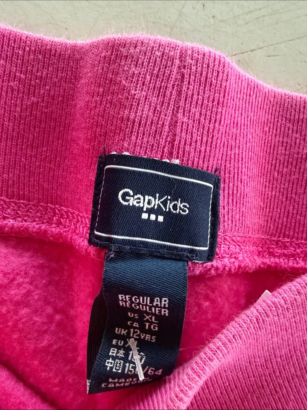 GAPKIDS Bright Fuchsia Girls' Fleece Joggers